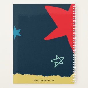 Hero-Themed Teacher Homeschool Planner (Large)