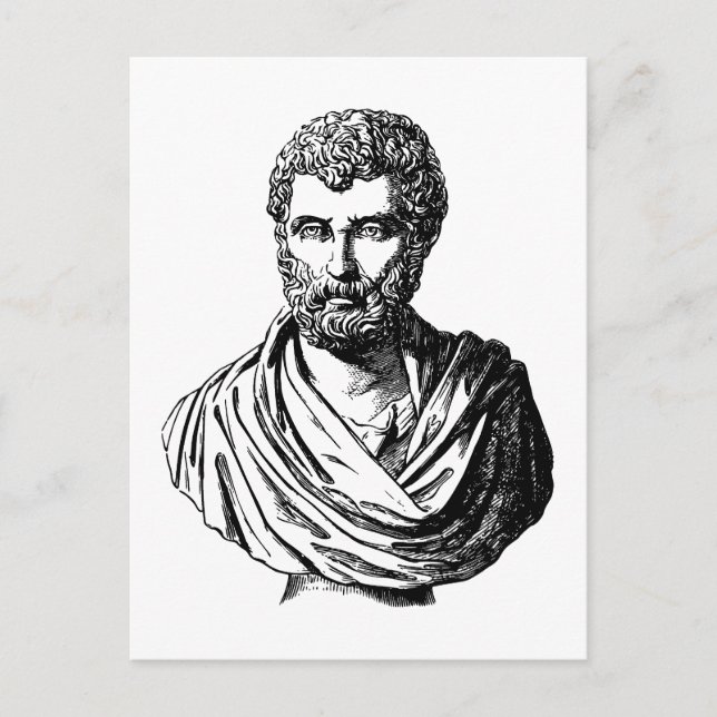 Herodotus bust Greek historian Postcard (Front)