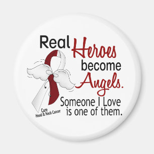 Heroes Become Angels Head And Neck Cancer Magnet