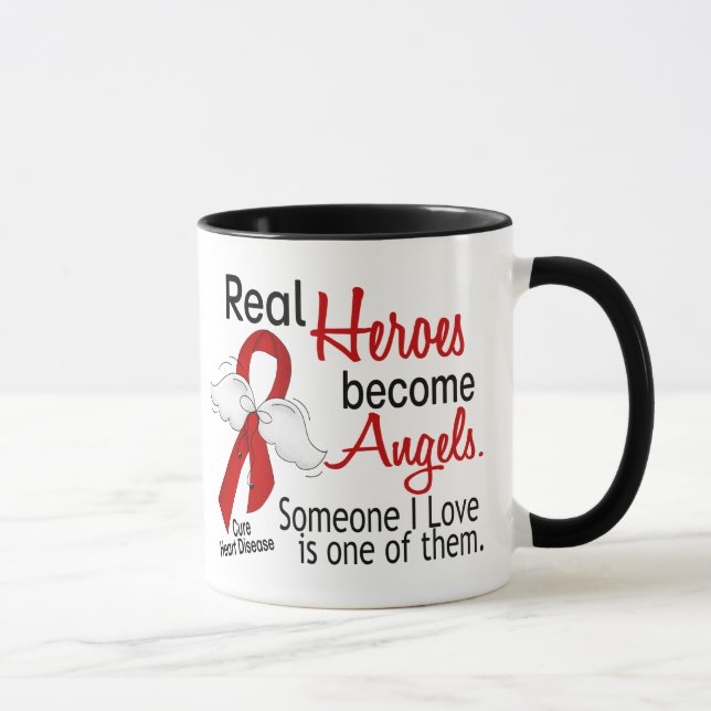 Heroes Become Angels Heart Disease Mug (Right)