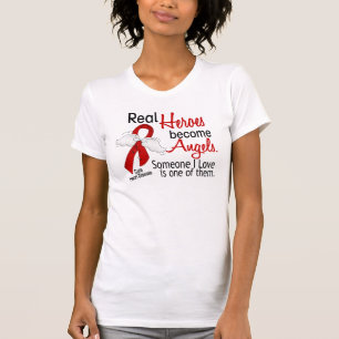 Heroes Become Angels Heart Disease T-Shirt