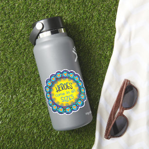 Heroes Fun Modern Yellow  Inspirivity Sticker