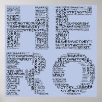 Heroes in the Fight Against Cancer (Black Text)