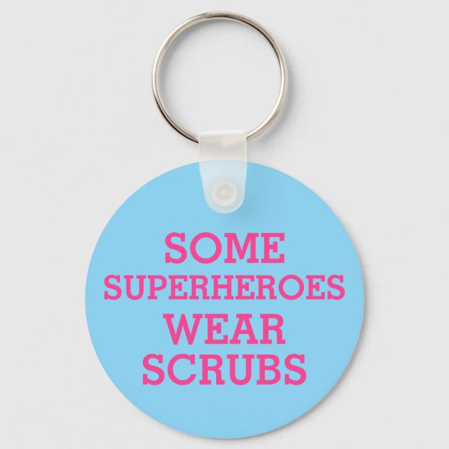 Heroes Keychain | Gift for Doctors & Nurses (Front)