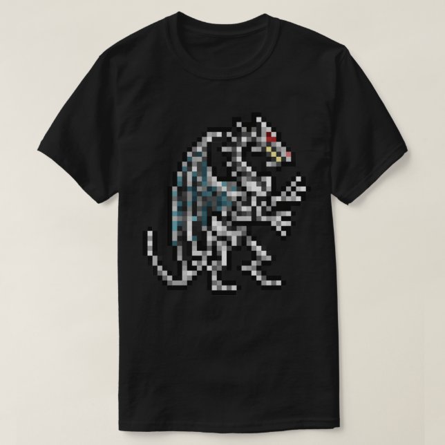 Heroes of Might and Magic Dragon Retro Pixel DOS g T-Shirt (Design Front)