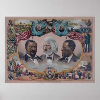 "Heroes of the coloured Race" Poster