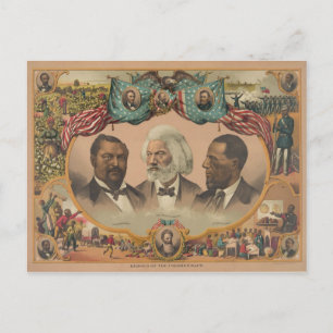 Heroes of the Coloured Race Published by J. Hoover Postcard