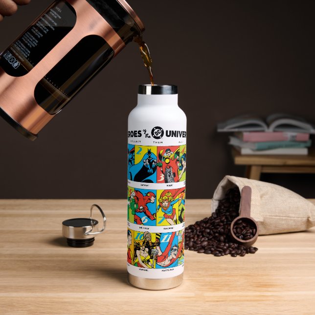 Heroes of the DC™ Universe Water Bottle (Coffee)