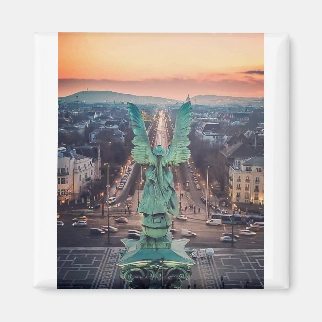 Heroes Square Budapest Magnet (Front)