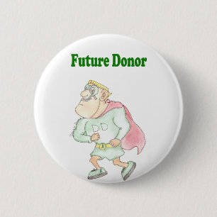 heroguy 6 cm round badge