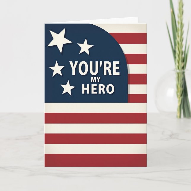 Heroic Fathers Day Card (Front)