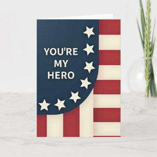 Heroic Fathers Day Star Card
