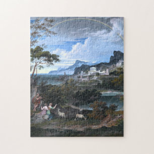 Heroic Landscape with Rainbow Jigsaw Puzzle