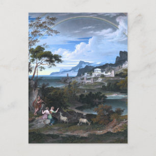 Heroic Landscape with Rainbow Postcard