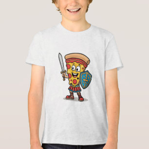 Heroic Pizza Warrior T-shirt Tri-Blend Shirt
