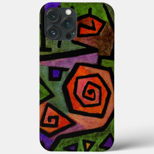 Heroic Roses by Paul Klee Abstract Art iPhone 13 Pro Max Case