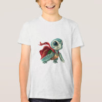Heroic Sea Turtle in Red Cape