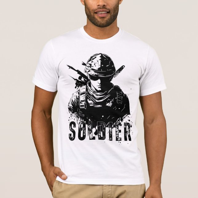 Heroic Threads: Soldier Tribute T-Shirt (Front)