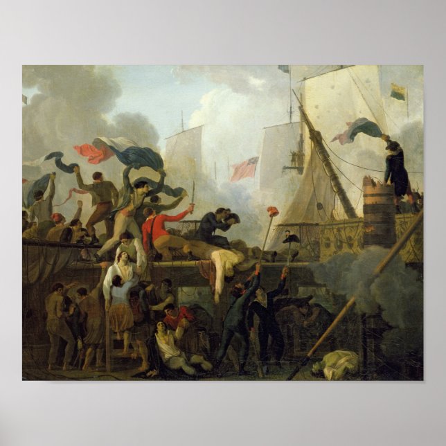 Heroism of the Crew of 'Le Vengeur du Peuple' Poster (Front)