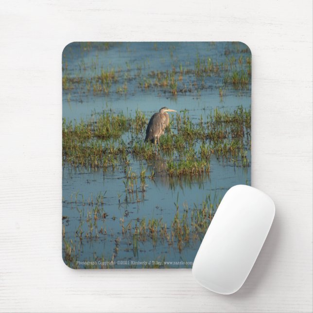 Heron 6937 mouse pad (With Mouse)