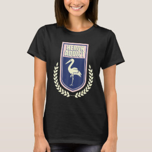 Heron Addict Watching Birdwatching Birdwatcher Bir T-Shirt