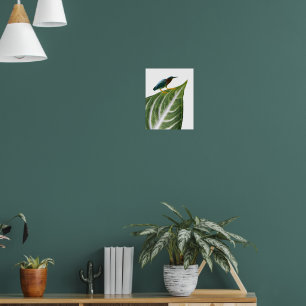 Heron and Leaf Print, Value Poster Paper (Matte)
