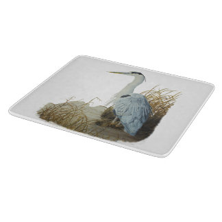 Heron At Marsh Edge Cutting Board