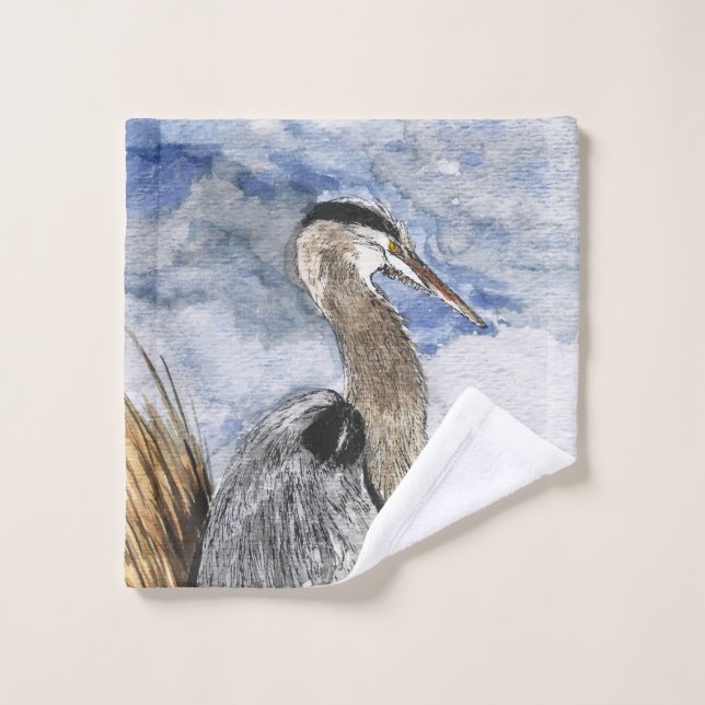 Heron Bath Towel Set (Wash Cloth)
