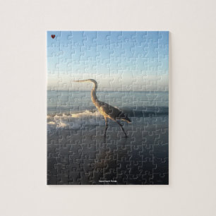Heron Beach Floida Jigsaw Puzzle