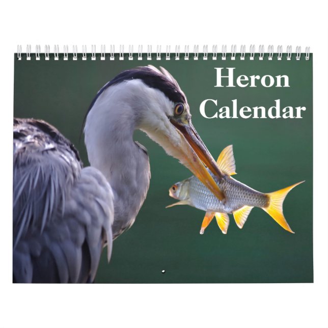 Heron Bird 2026 Calendar (Cover)