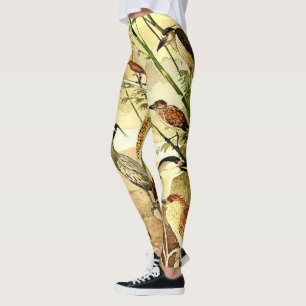 Heron Birds Wildlife All Over Print Legging