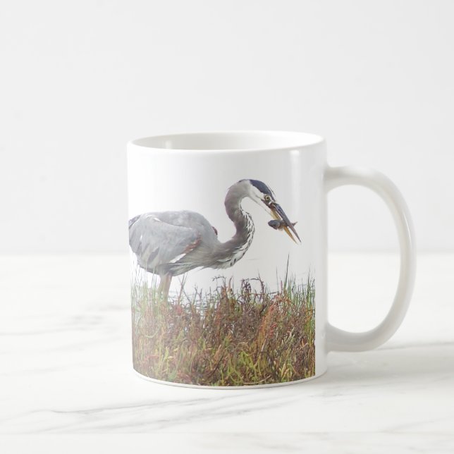 Heron Birds Wildlife Animals Wetlands Coffee Mug (Right)