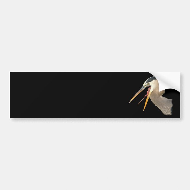 heron bumper sticker (Front)