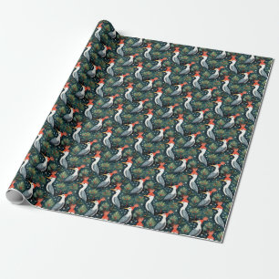 Heron Christmas Wrapping Paper