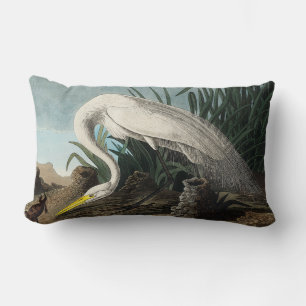 Heron Cushion Throw Pillow posterised