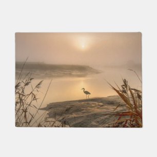 Heron Heaven - Landscape on the Lake Doormat