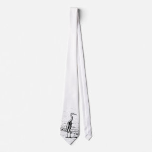 Heron In Ink Tie