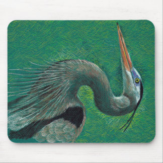 Heron mousepad
