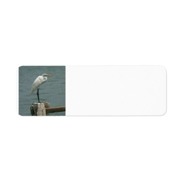 Heron on Piling (Front)