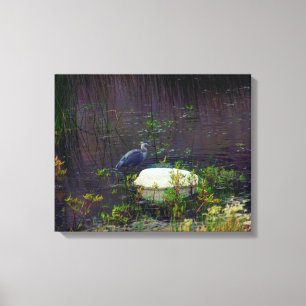 Heron P9687 Canvas Print