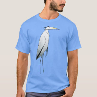 Heron Pattern T-Shirt