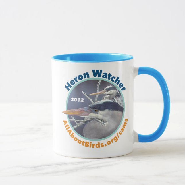 Heron Watcher Photo Mug (Right)