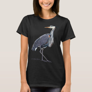 Heron Wildlife Birder T-Shirt