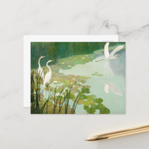 Herons in Summer by Newell Convers Wyeth Holiday Postcard