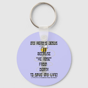 Hero's Jesus Key Ring