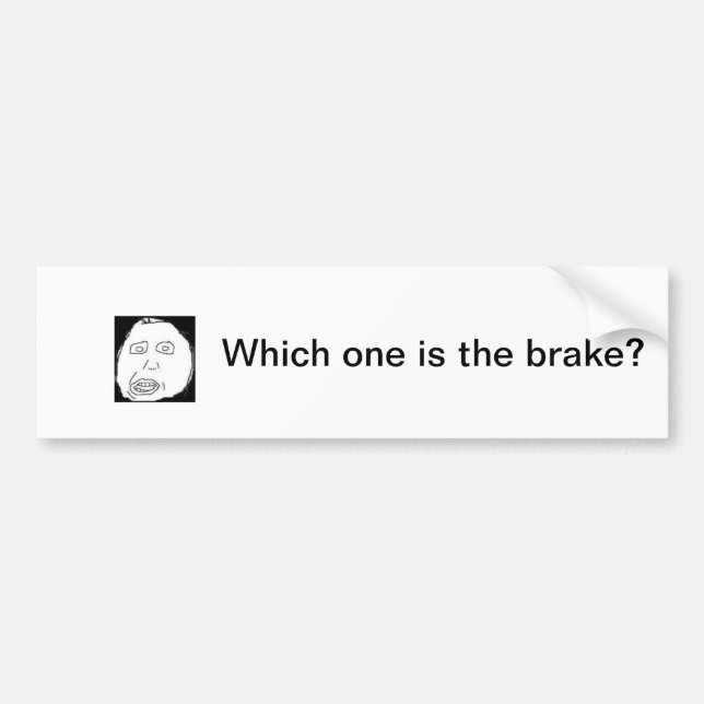 Herp Derp Bumper Sticker (Front)