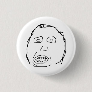 Herp Derp Idiot Rage Face Meme 3 Cm Round Badge