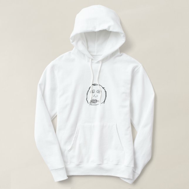 Herp Derp Meme Hoodie (Design Front)