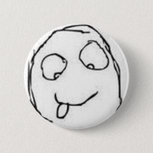 Herp Derp Rage Comic 6 Cm Round Badge