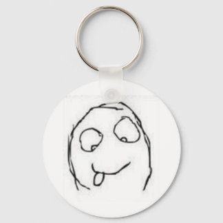 Herp Derp Rage Comic Key Ring